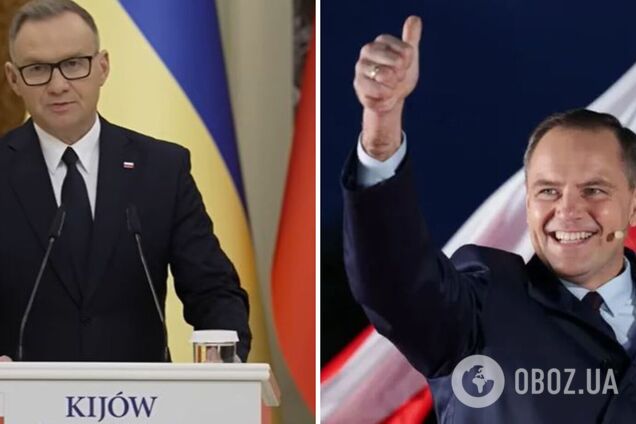 'Точка сидения влияет на точку зрения': Дуда намекнул, что Навроцкий став президентом изменит тон в отношении Украины