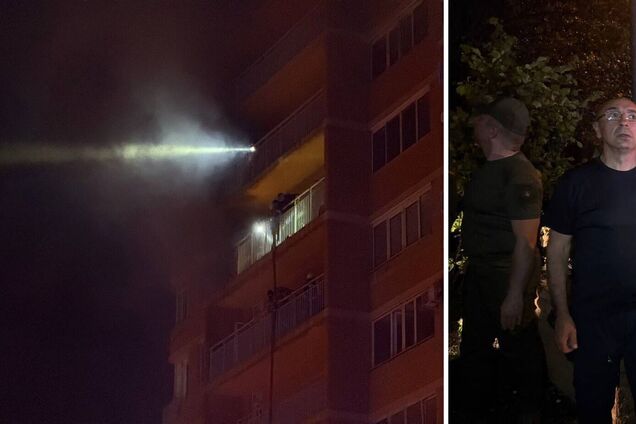 Росіяни атакували Одесу: дрон-камікадзе влучив у житловий будинок, спалахнула пожежа, загинули люди. Фото й відео