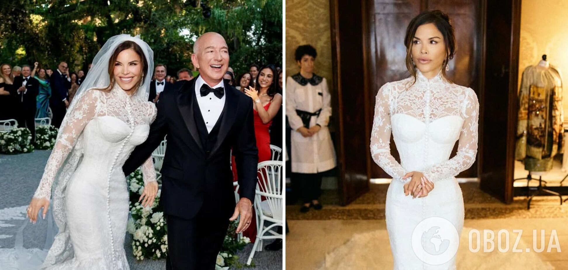Вдохновленная образом Софи Лорен: жена миллиардера Джеффа Безоса поразила эффектным свадебным платьем, которое создавали более 900 часов