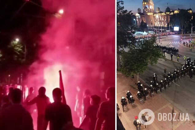 У столиці Сербії спалахнули антипрезидентські протести: Вучич відхилив ультиматум про дострокові вибори. Відео
