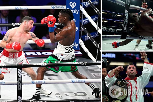 Непобедимый боксер был сенсационно нокаутирован в чемпионском бою за секунды до гонга. Видео