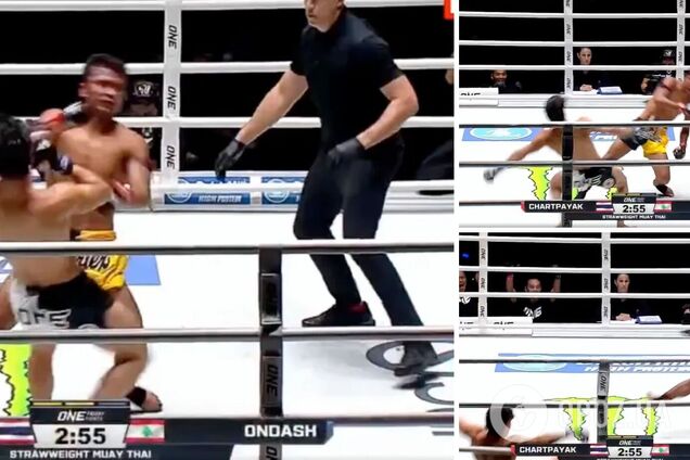 Уникальный одновременный нокдаун на турнире ONE Championship собрал 1 млн просмотров за сутки. Видео