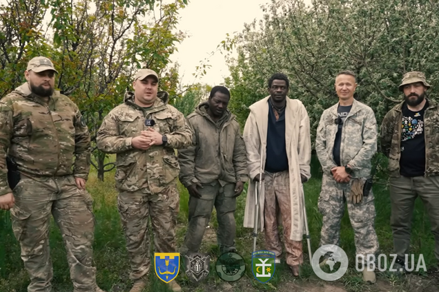 Найманці Росії з Камеруну потрапили в полон до українських захисників. Відео