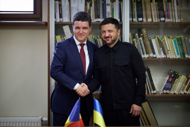 Никушор Дан и Владимир Зеленский