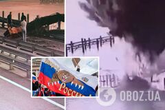 Россияне устроили истерику после новой атаки СБУ на Крымский мост и хотят ядерный взрыв