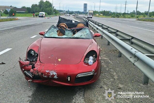 На Житомирщине венгр на Porsche сбил насмерть велосипедиста. Фото