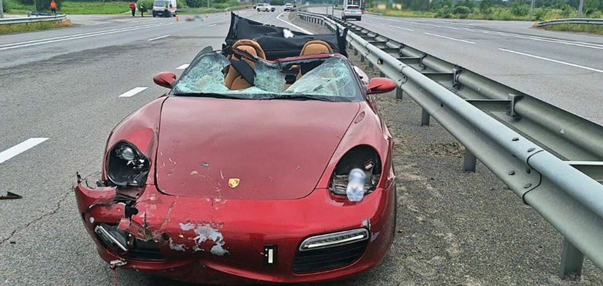 На Житомирщине венгр на Porsche сбил насмерть велосипедиста. Фото