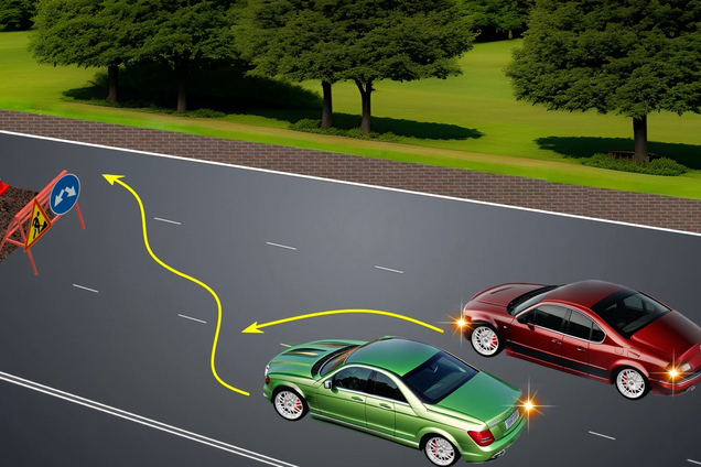 Хто має дати дорогу? Завдання з ПДР