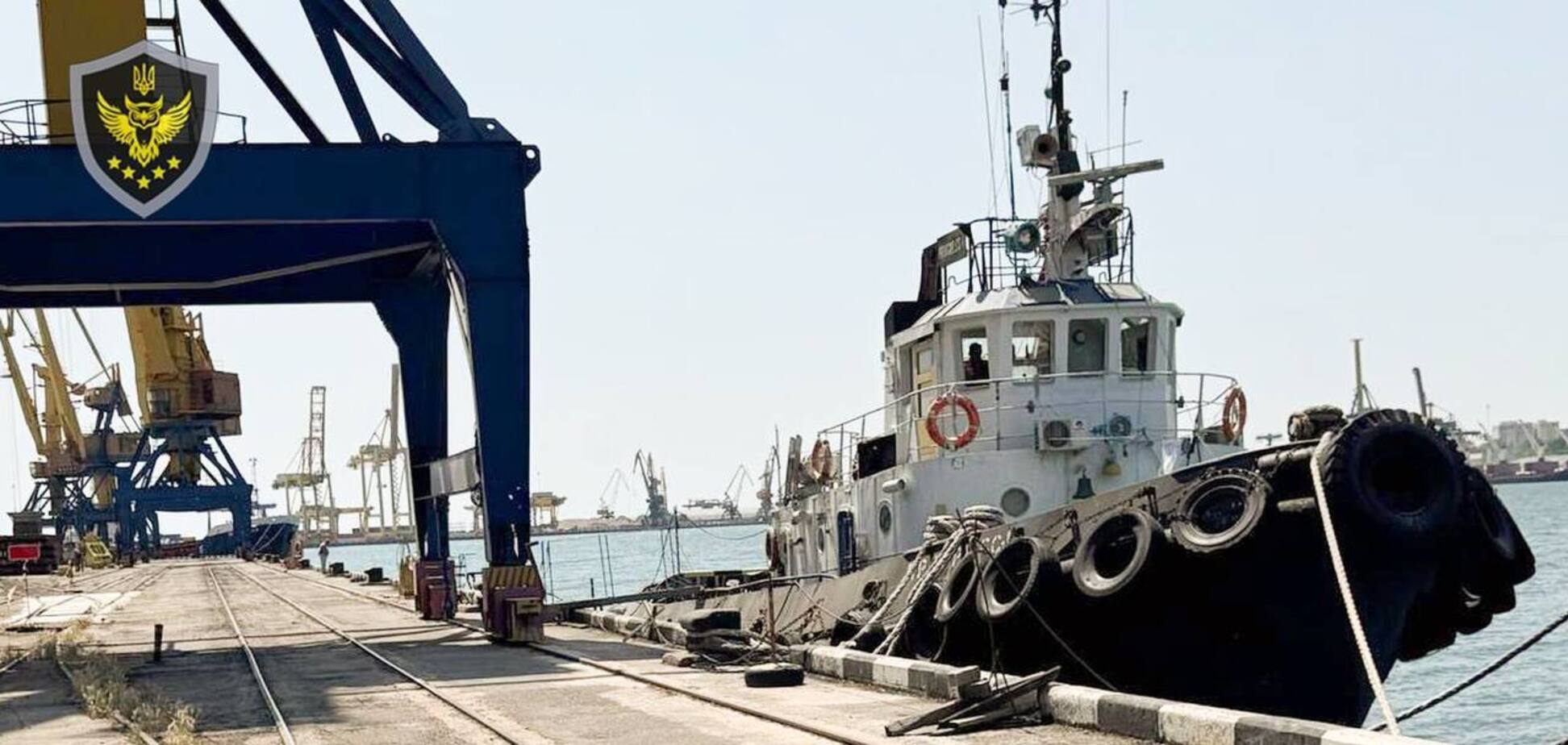 Ілюстрація - судно у порті Одещини