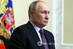 Российский диктатор Владимир Путин