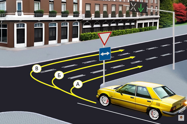 Яка траєкторія повороту дозволена: тест на знання ПДР