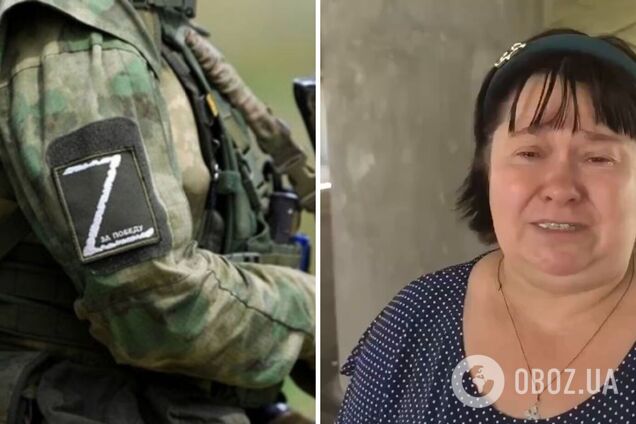 'Бросили на полигон': мать предателя с Луганщины поплакалась, что вместо работы в тылу россияне хотят отправить его в мясной штурм. Видео