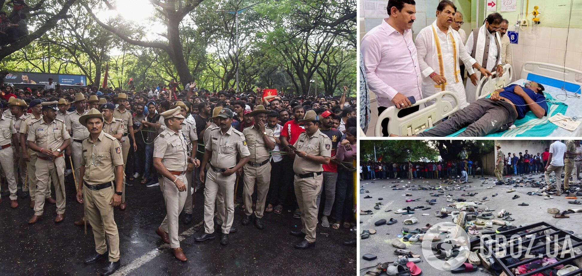 Паника и давка. 11 человек погибло во время празднования чемпионства в Премьер-лиге Индии по крикету. Видео