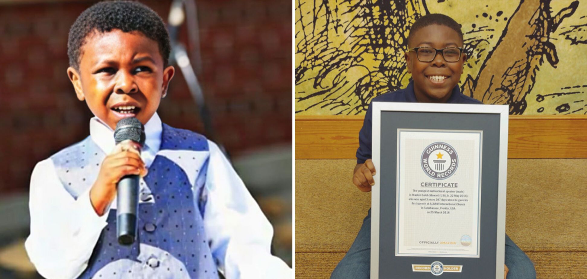Школяр зі США став наймолодшим мотиваційним спікером у світі: першу промову він виголосив у 3 роки. Фото і відео