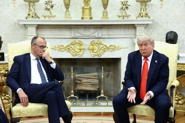 Дональд Трамп и Фридрих Мерц