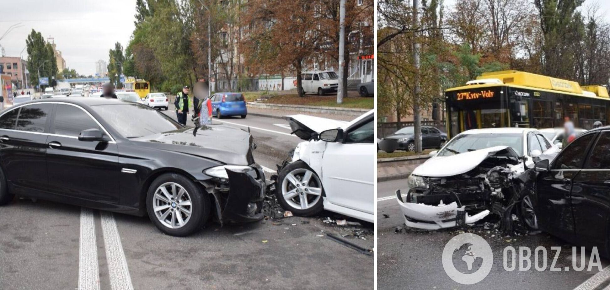 В Киеве иностранец под наркотиками устроил тройное ДТП: есть пострадавшие. Подробности и фото
