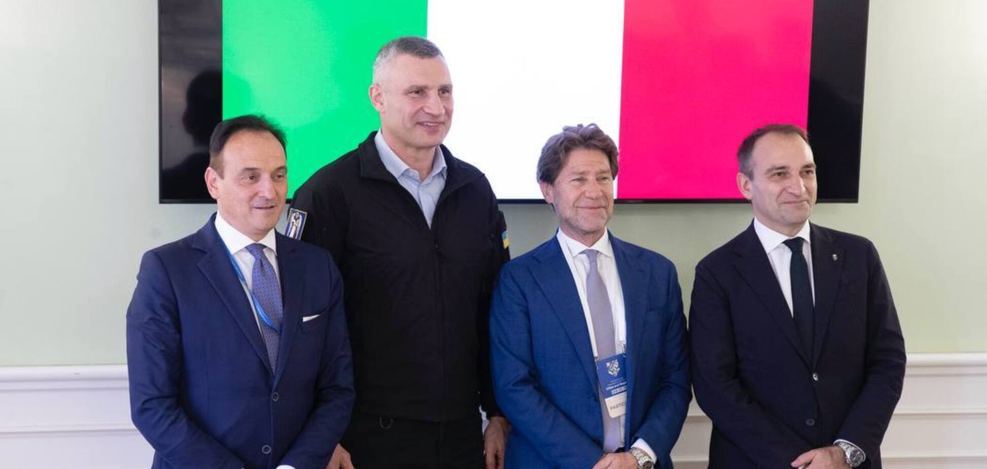 Кличко встретился с делегацией итальянского Пьемонта во главе с президентом региона Альберто Чирио