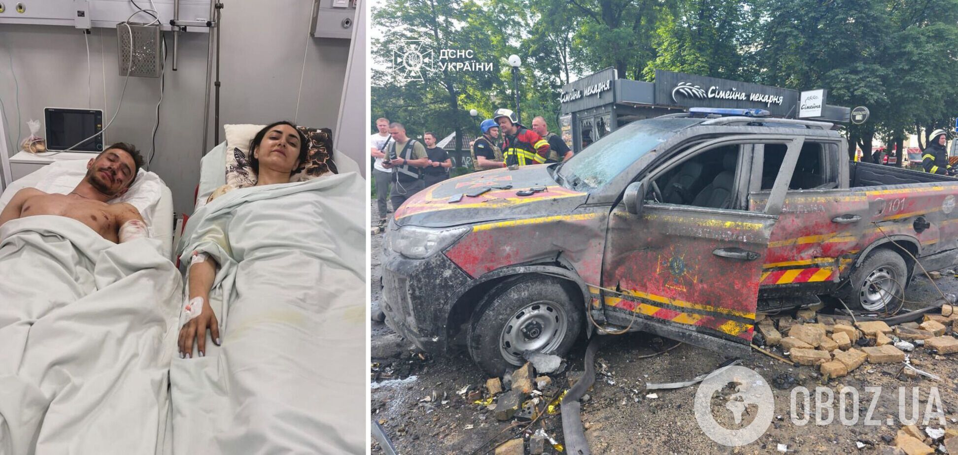 'Живы – и это главное': пострадавшие пресофицеры ГСЧС Киева опубликовали первое фото