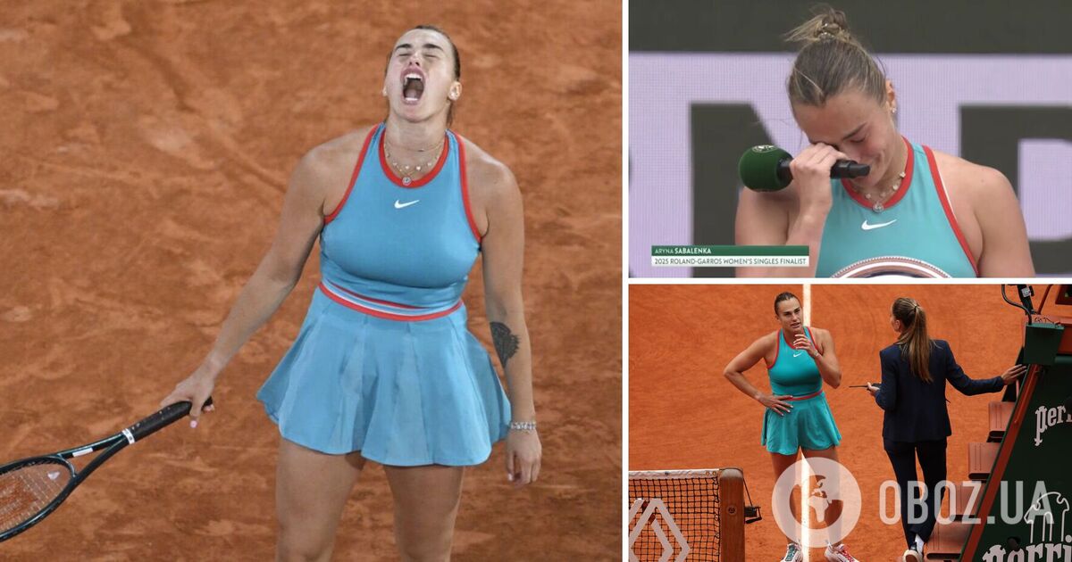 Соболенко, яка гнобила українських тенісисток, наздогнала карма у фіналі Roland Garros