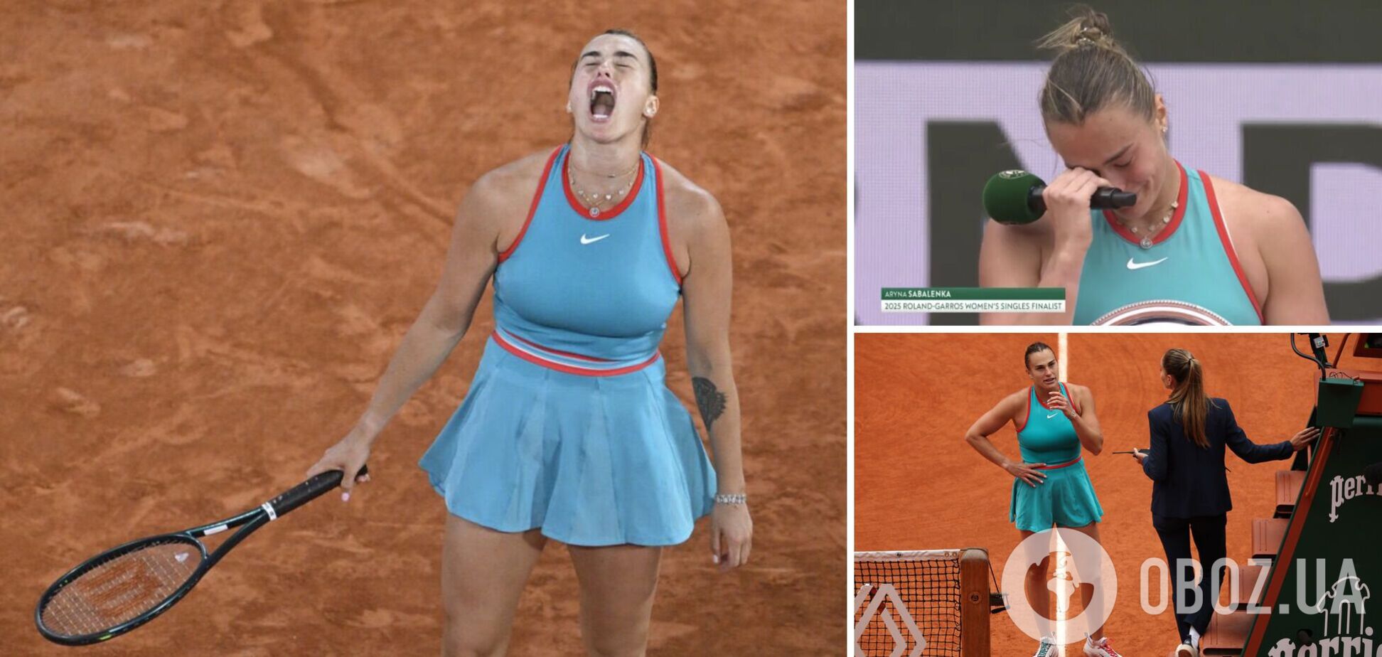 Соболенко, которая гнобила украинских теннисисток, настигла карма в финале Roland Garros