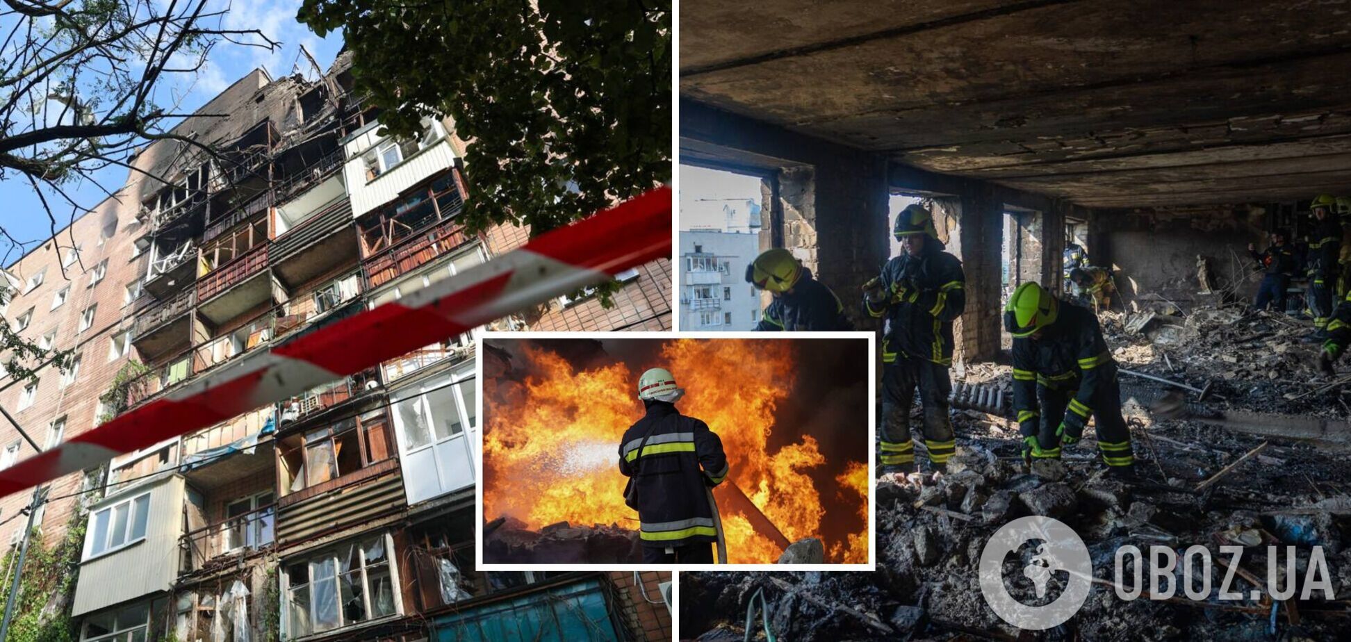 В больницы в результате удара РФ по Харькову доставили 10 человек