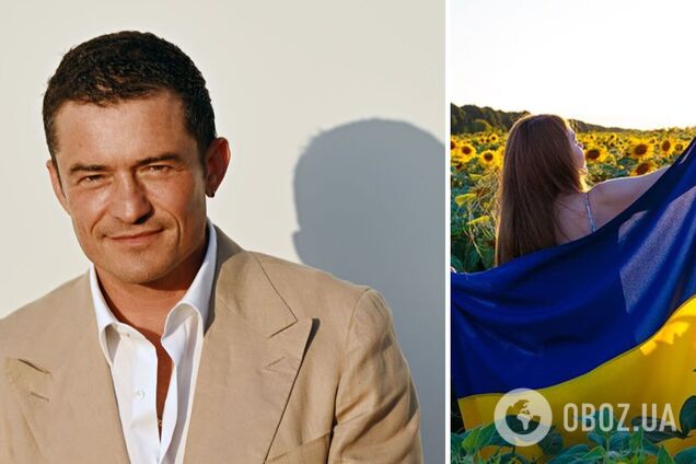 Орландо Блум поддержал Украину на красной дорожке в Лондоне неожиданным жестом. Фото