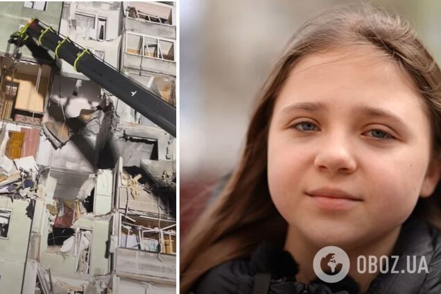 13-річна дівчинка із Сум сама вибралася з-під завалів і врятувала тата: історія юної героїні. Відео