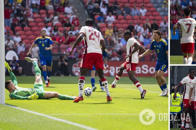 Збірна України з футболу пропустила поспіль чотири голи від Канади, але змогла уникнути розгрому. Відео