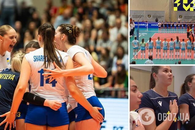 Сборной Украины отказались включать гимн в Словении. Игроки его спели сами и победили в матче Золотой Евролиги по волейболу. Видео