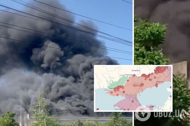 В оккупированном Мелитополе вспыхнул завод Гидромаш