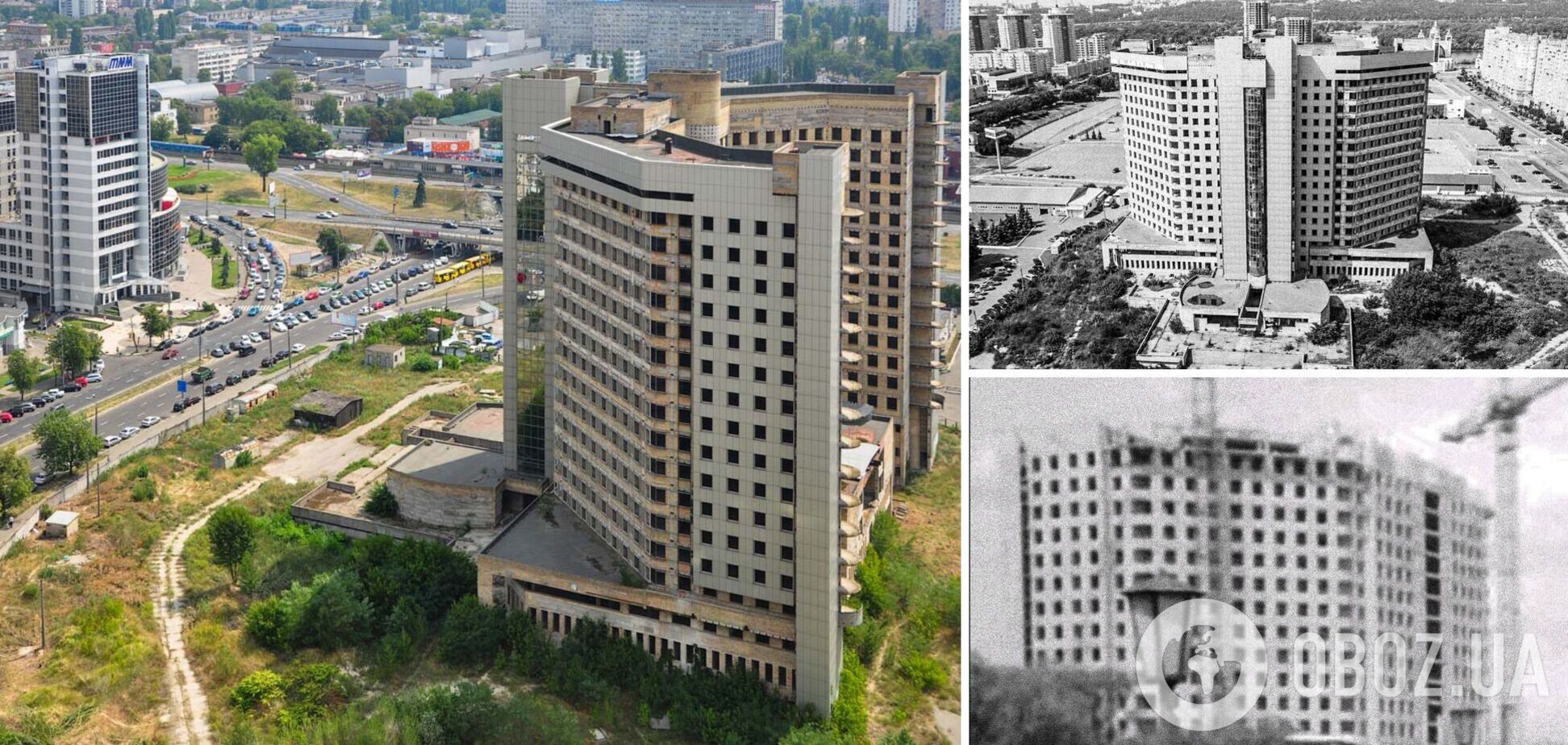 От Администрации президента до офиса Нацполиции: в сети рассказали историю известного недостроя Киева. Фото