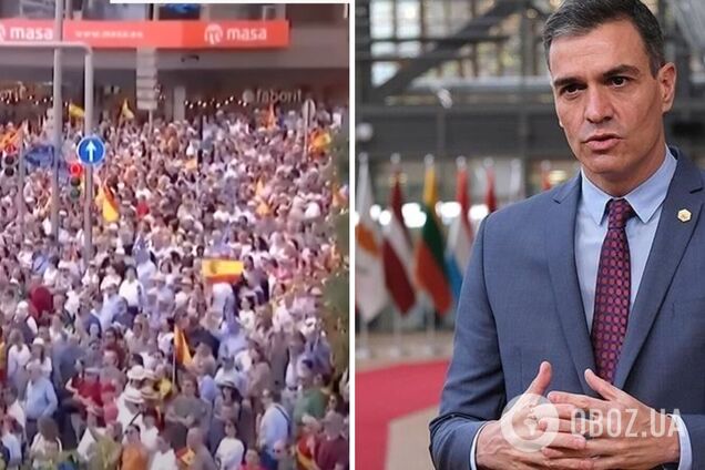 В Іспанії тисячі людей вийшли на антиурядову демонстрацію: чого вони вимагають. Відео