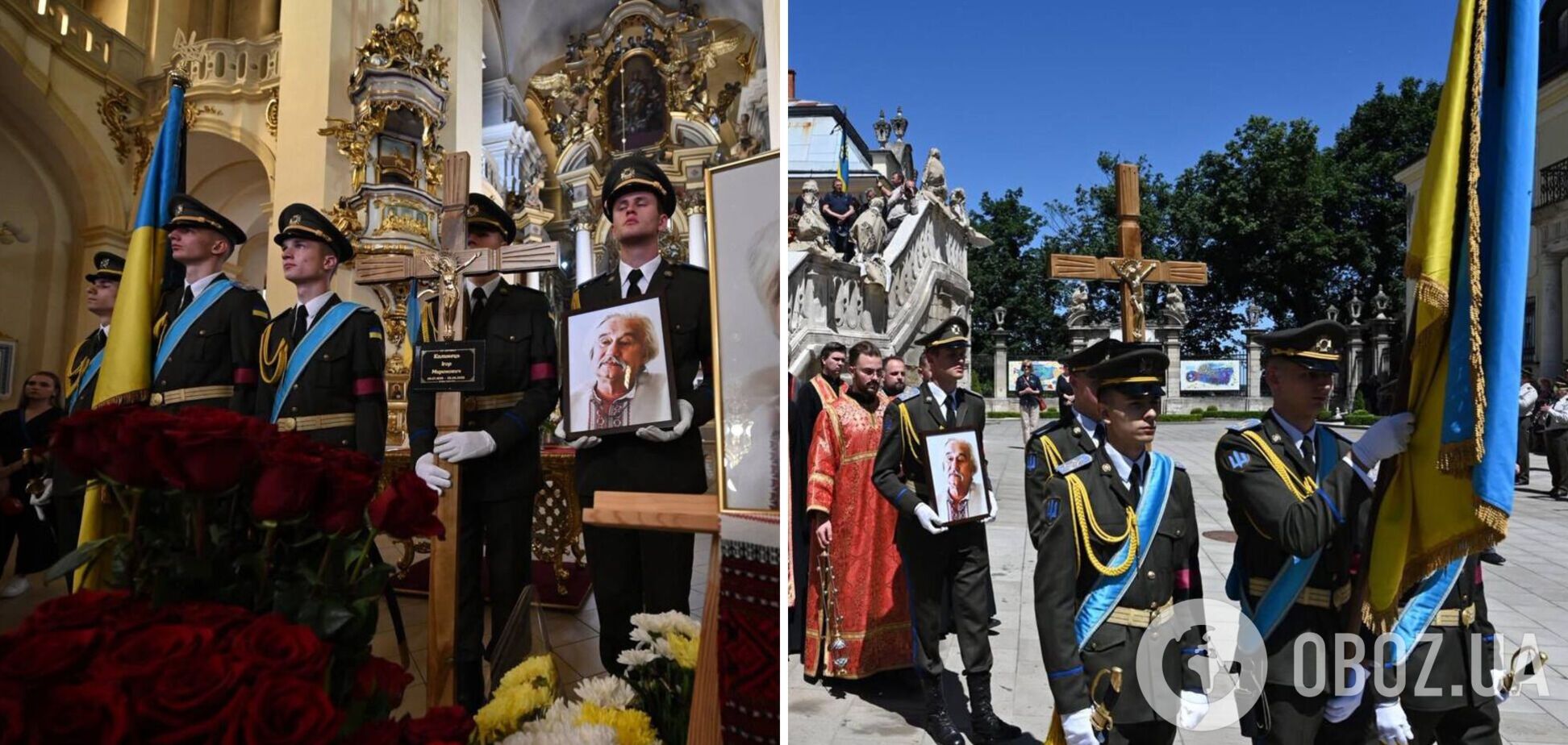 Во Львове прощаются с украинским писателем и диссидентом Игорем Калинцом. Фото