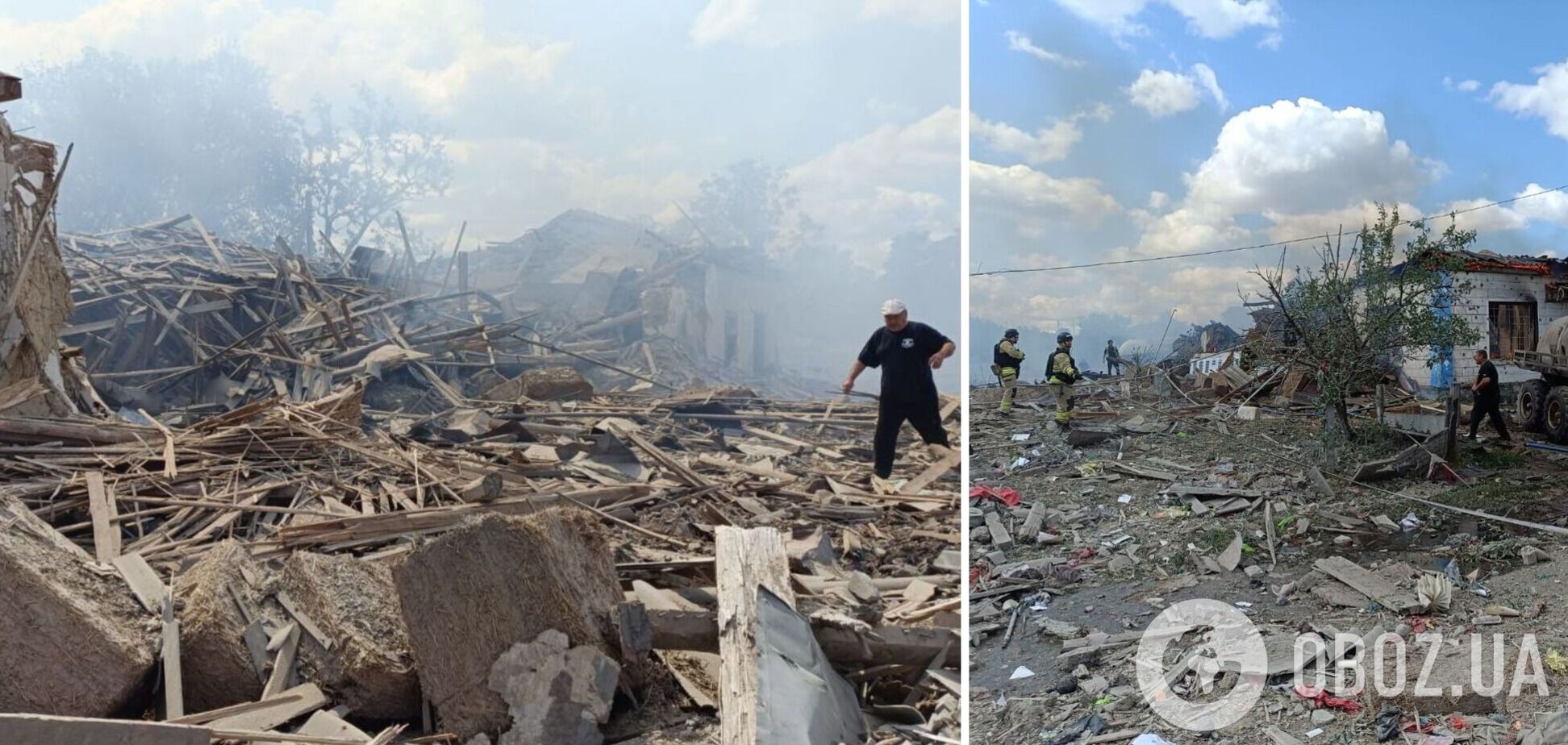 Окупанти завдали ракетного удару по Дніпропетровщині: спалахнула пожежа, є загиблі і поранені. Фото