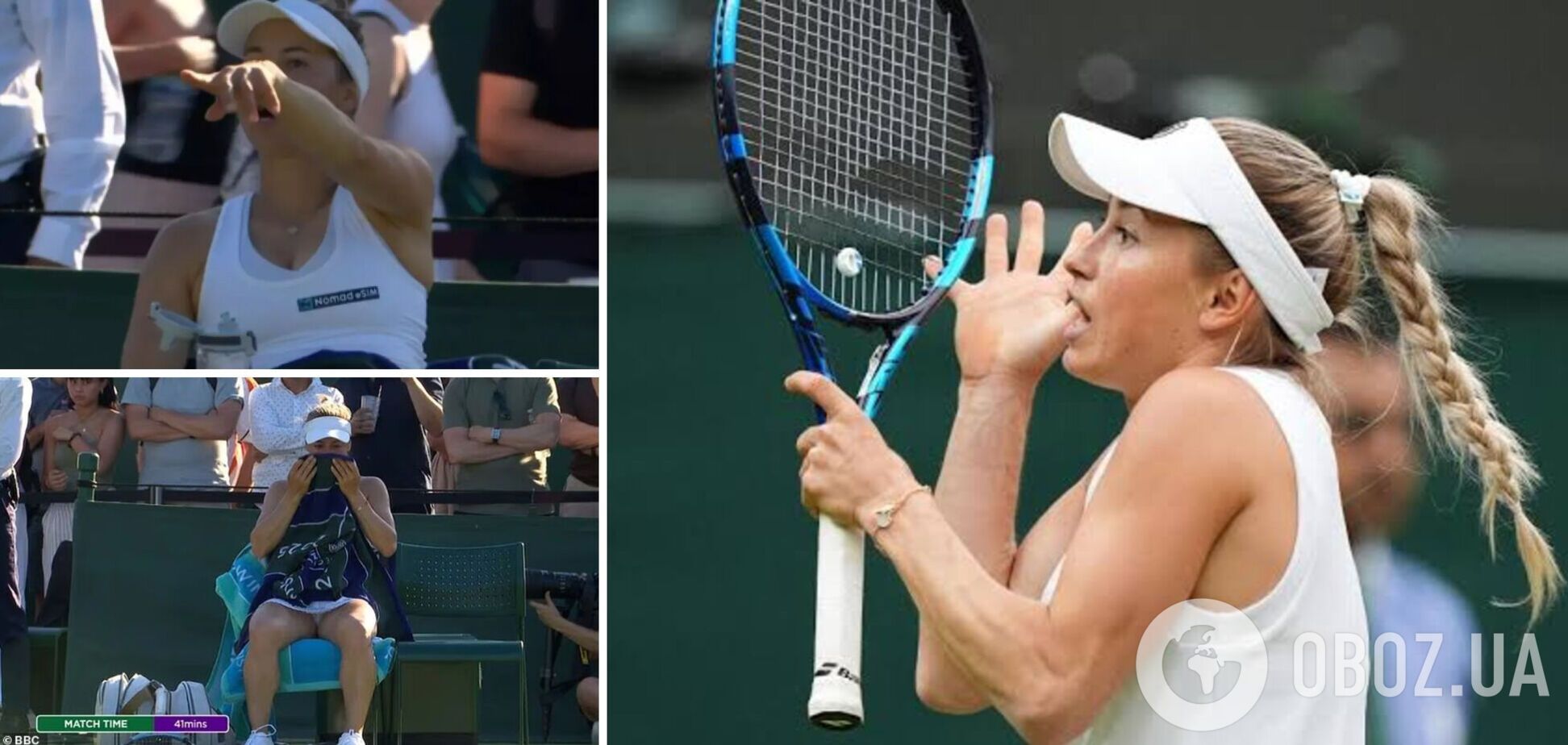 Тенісистка з Москви влаштувала скандал на Wimbledon: поставила ультиматум, розплакалася і в підсумку програла 0:6, 0:6