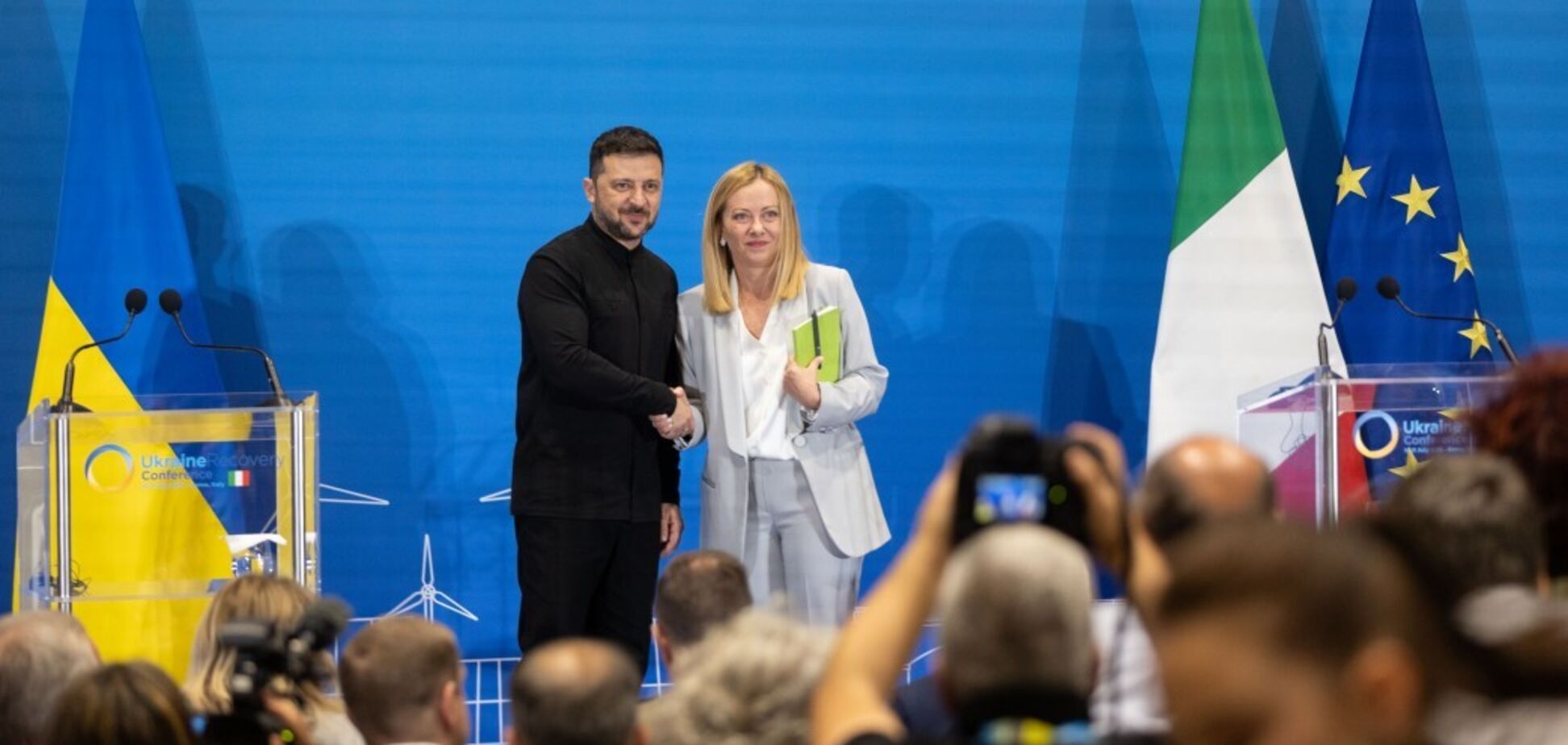 Італія візьме патронат над відновленням Одеси: Зеленський провів зустріч із Мелоні. Фото й відео