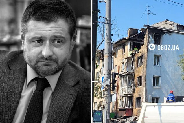 Дрон попал прямо в квартиру: в Киеве в результате атаки РФ был ранен председатель НСХУ Константин Чернявский. Фото