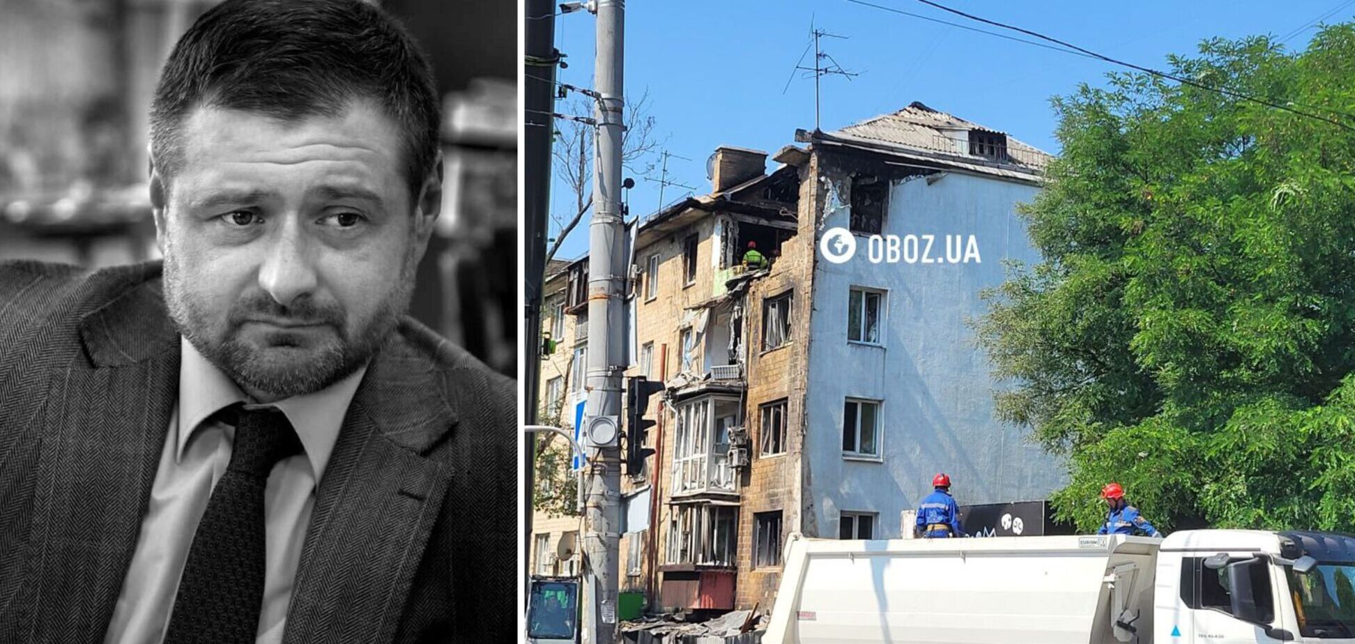 Дрон влучив просто в квартиру: у Києві внаслідок атаки РФ був поранений голова НСХУ Костянтин Чернявський. Фото