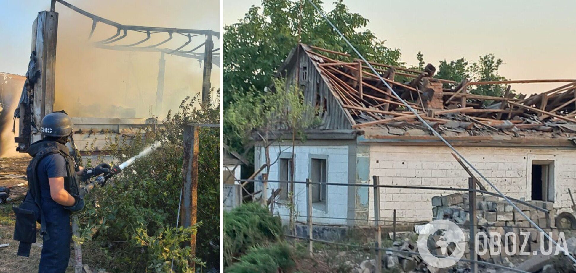 Межевая обстрел