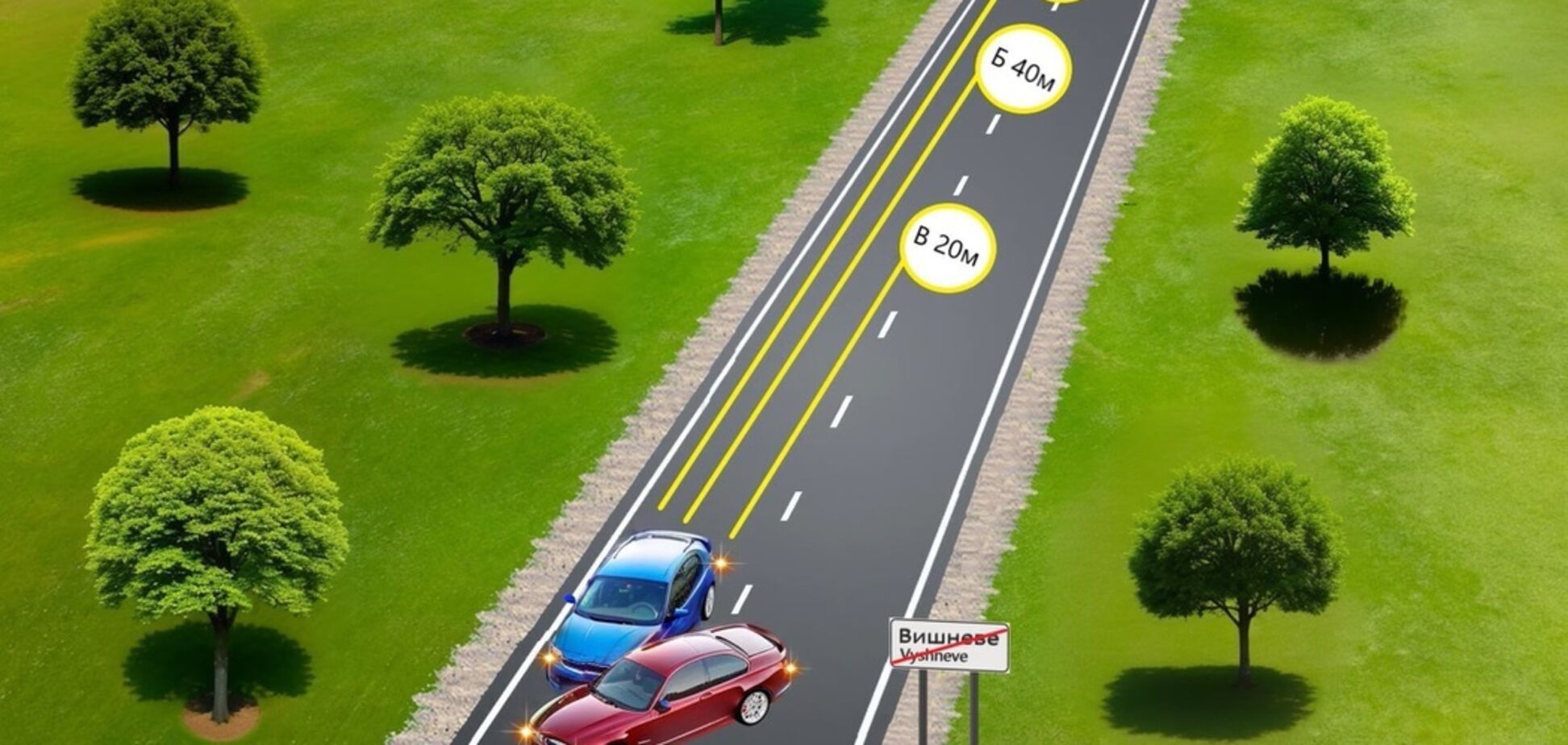 Где разрешено поставить знак аварийной остановки? Тест на знание ПДД