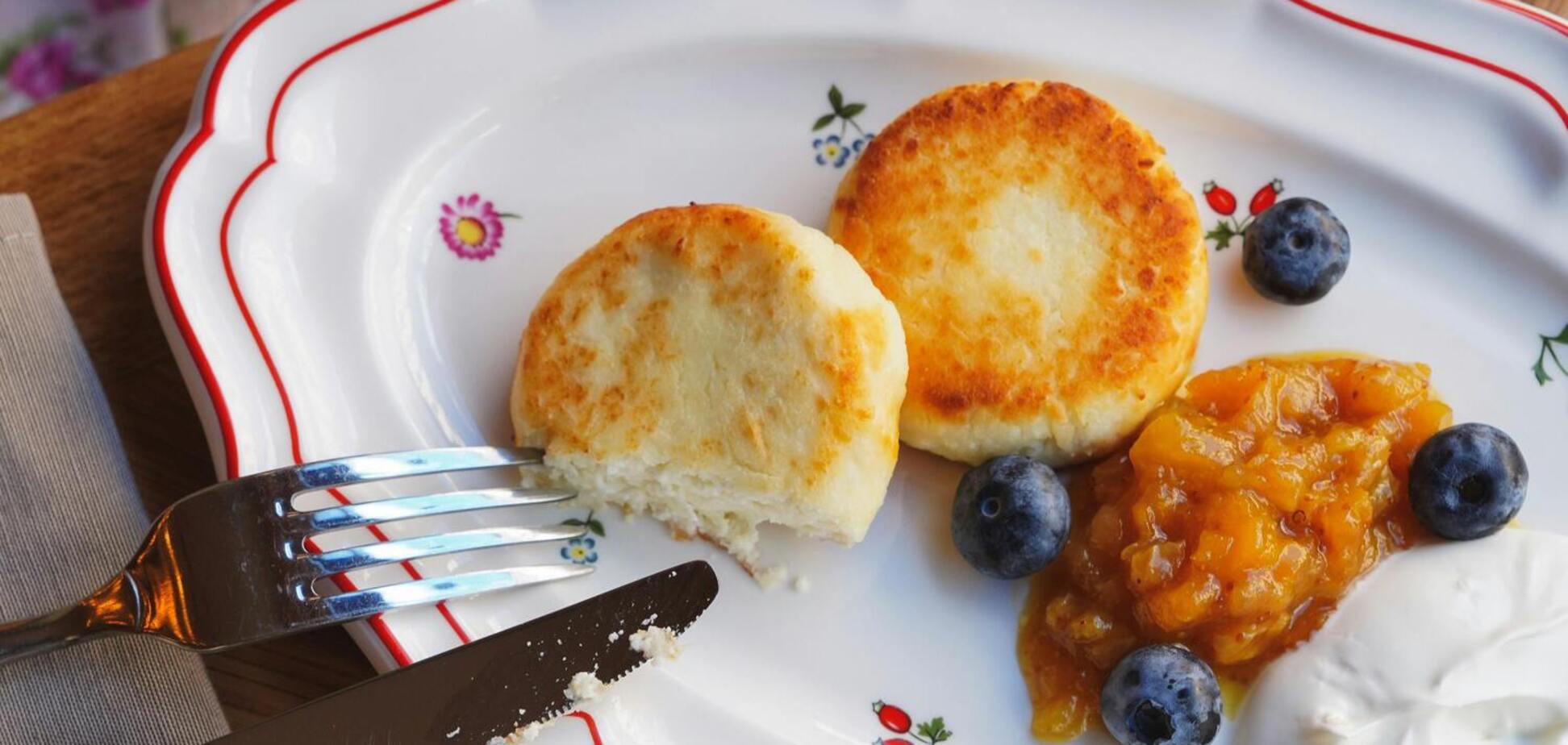 Рецепт сирників