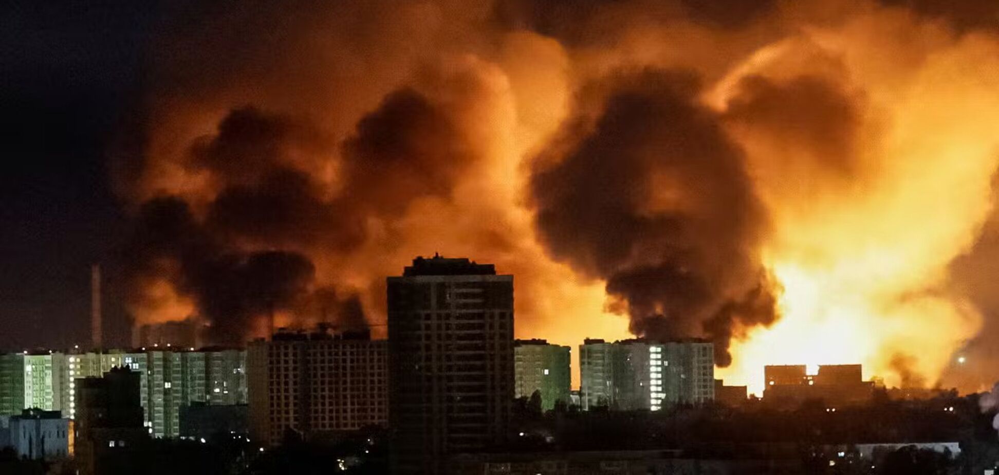 Воздушные атаки РФ по Украине