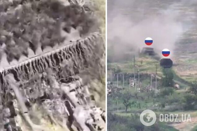 Для знищення знадобилося близько 60 FPV-дронів: в ЗСУ показали російський 'танк-чудовіще'. Відео