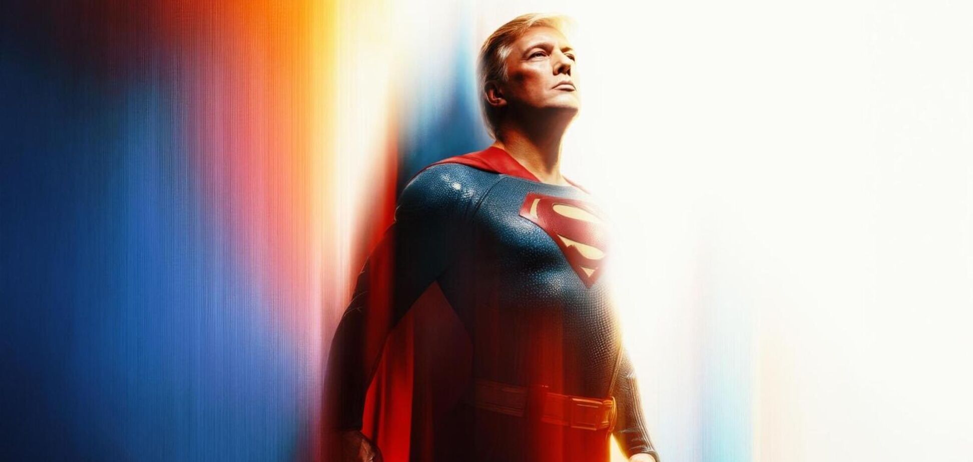 'Символ надії. Правда. Справедливість': Білий дім опублікував зображення з Трампом у образі Супермена