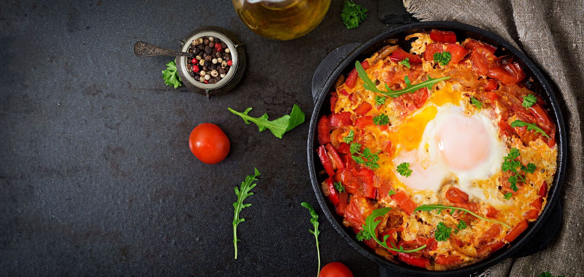 Полезная и вкусная шакшука с овощами для завтрака: рецепт очень полезного блюда за 5 минут