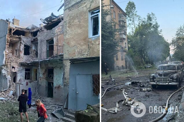 Российские войска нанесли удары по Львову: есть пострадавшие, повреждены жилые дома, детский сад и предприятия. Фото