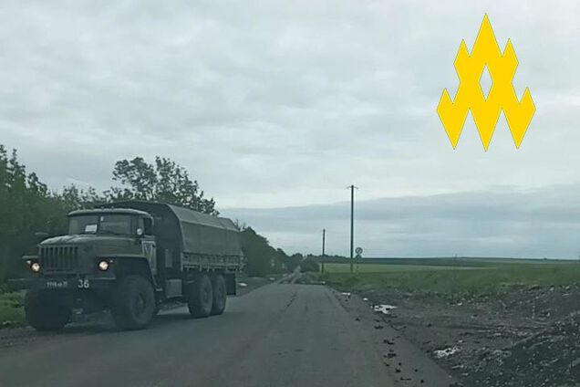 Агенты 'Атэш' разведали склад БК оккупантов в районе Мангуша: зафиксировано активное перемещение колонн грузовиков. Фото и видео