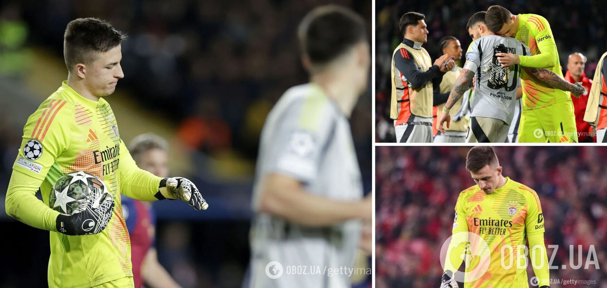 'Бенфика' выгоняет голкипера сборной Украины