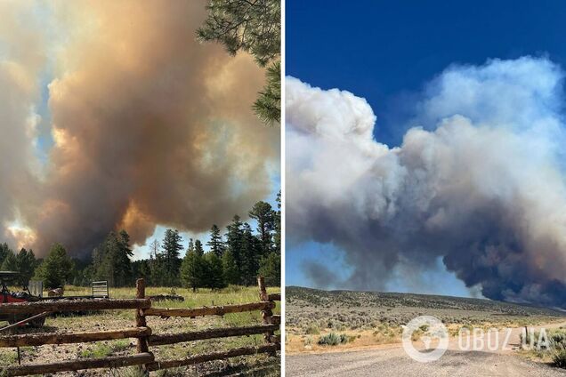 Из-за масштабного пожара в Аризоне доступ к Гранд-Каньону закрыт