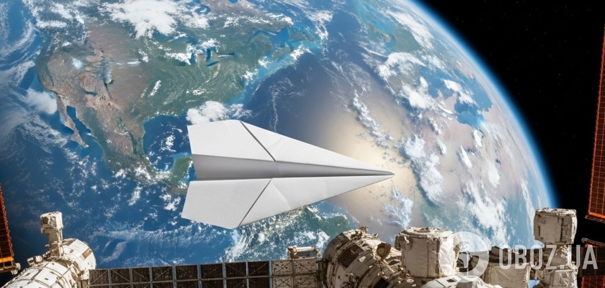 Что будет, если запустить бумажный самолетик с МКС? Ученые дали ответ